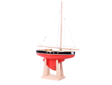 Barco TIROT (Madera - Rojo - 30 cm)