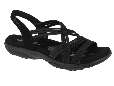 Sandalias Mujer SKECHERS (38 - Sintético - Negro)