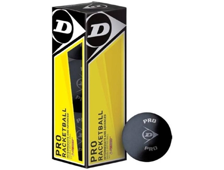 Pelotas Racketball Dunlop pro de 3un