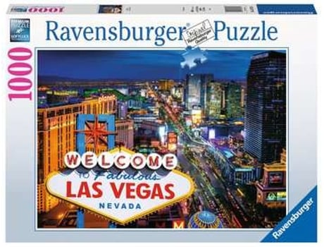 Puzzle RAVENSBURGER Las Vegas rompecabezas 1000 pieza(s) Ciudad