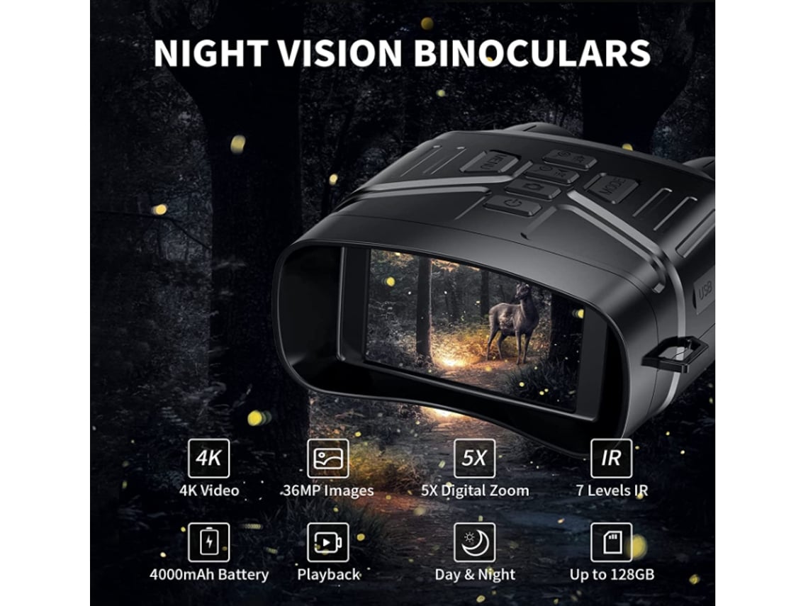Binoculares Vision Nocturna Digitales Foto Y Video 4k