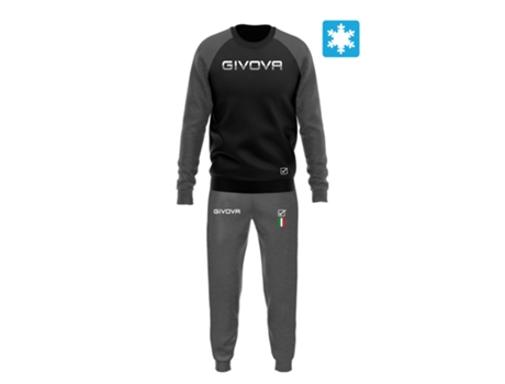 Chándale de Hombre para Fitness GIVOVA Banda Chándal Italia Gris (2XL)