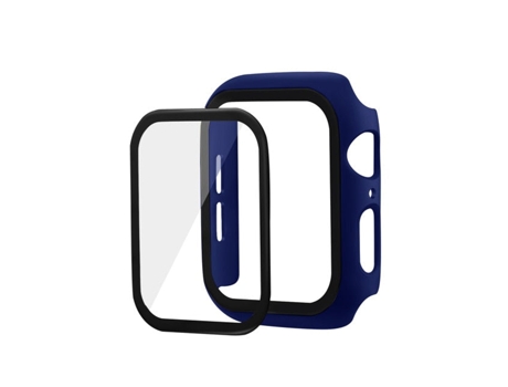 Carcasa de Reloj SLOWMOOSE para Apple Watch Screen Protector Cover Case Case Bumper (Azul - 40Mm Série 4 5 6 Se)