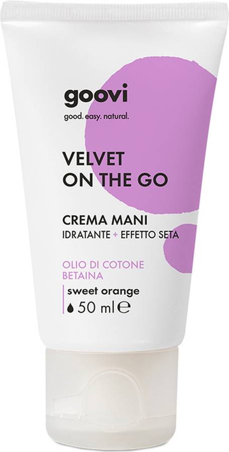 Crema de Manos GOOVI Velvet in Motion hidratante con efecto seda (50 ml)