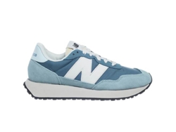 Zapatillas Deportivas NEW BALANCE 237 Mujer (Azul - Material Sintético, Tejido -36,5)