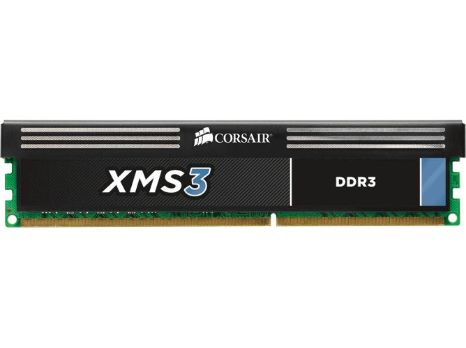 Memoria RAM DDR3 CORSAIR CMX4GX3M1A1333C9 (1 x 4 GB - 1333 MHz - CL 9 - Verde)