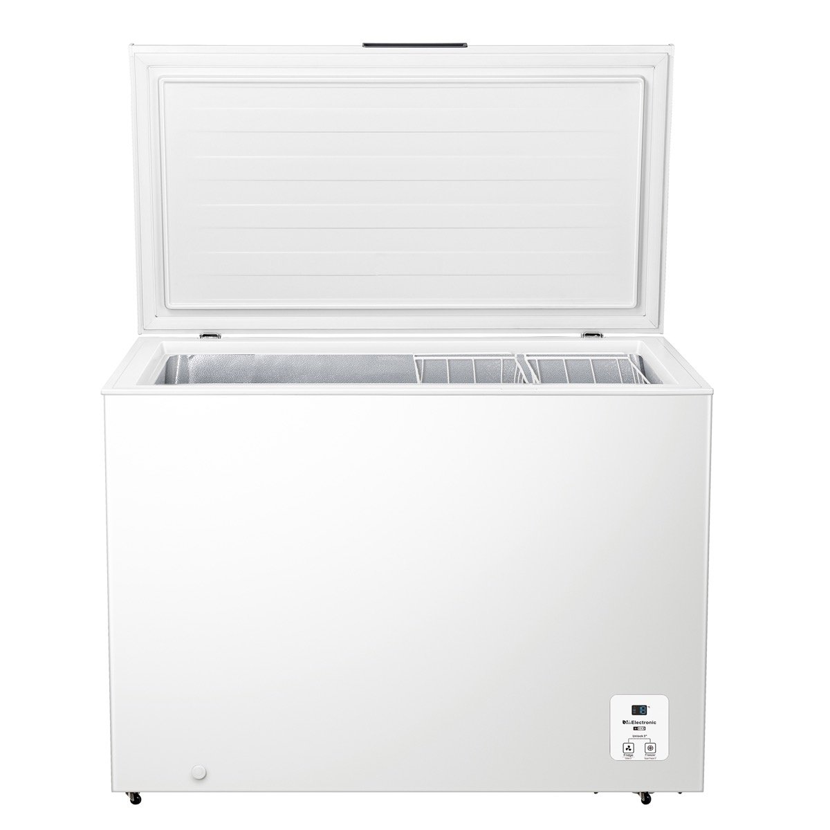 Congelador Arcón - Hisense FT386D4AWLYE, 1.11 metros, Cíclico Defrost,  Blanco