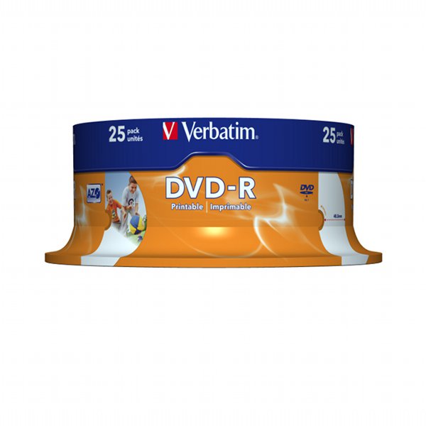 Dvd-R VERBATIM 16X AD.AZO 4,7GB CK25