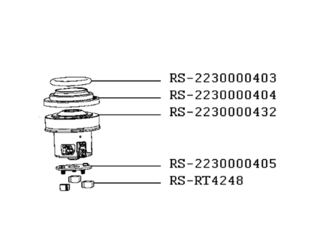 Amortiguador trasero (referencia rs-rt4248) rs-rt4248 ROWENTA