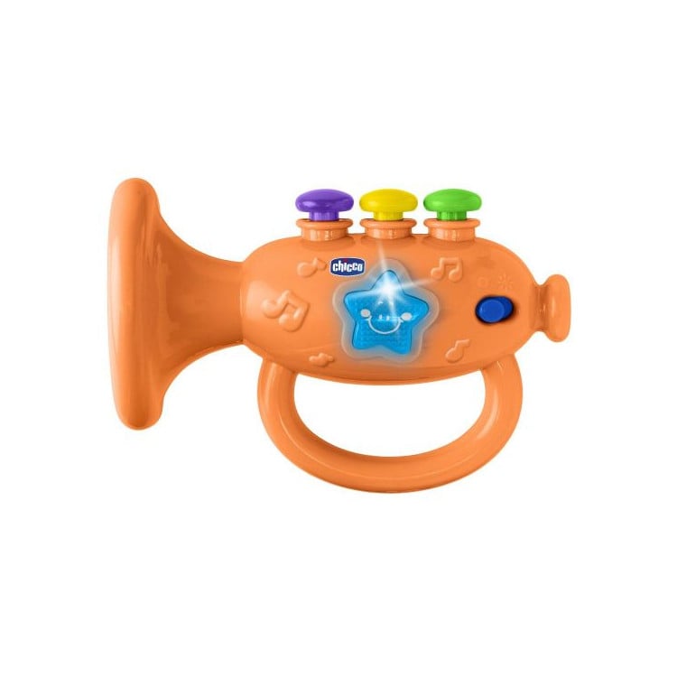 Chicco 00009614000000 Instrumento musical de juguete trompeta juguetes 2 años niñoniña