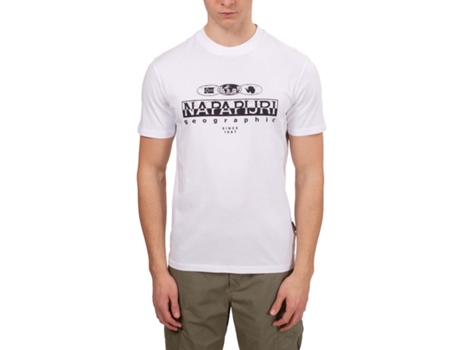 Camiseta de Hombre NAPAPIJRI Blanco (S)