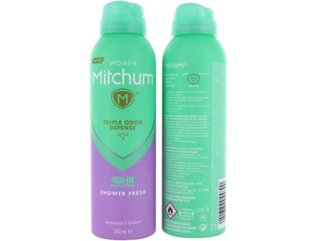 Desodorante MITCHUM Women Shower Fresh Anti-Perspirant Spray (200ml)