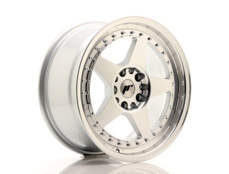 Llanta Japan Racing Jr6 17X8 Et 35 5X108 5X112 Cb 74,1 Silver