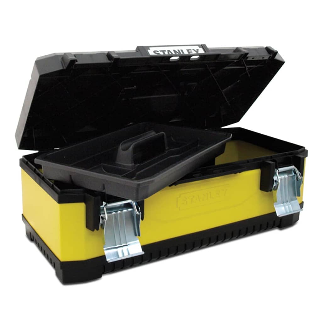 Stanley 26 pulgadas caja de herramientas de metal / plástico