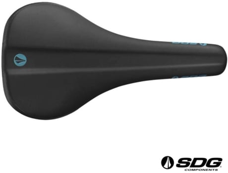 Sillín SDG COMPONENTS Bel Air V3 Lux-Alloy Matte Black Rails - Base Turquoise