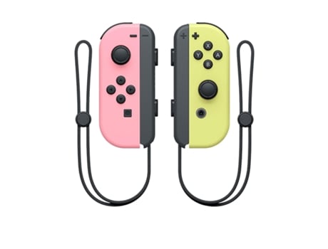 Mando Nintendo Switch 032 Joy-Con Controller (Conjunto izquierdo/derecho - Rosa pastel/Amarillo pastel)