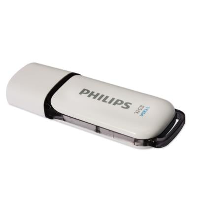 Pen Drive USB 3.0 PHILIPS  32 GB Snow Edition Gris