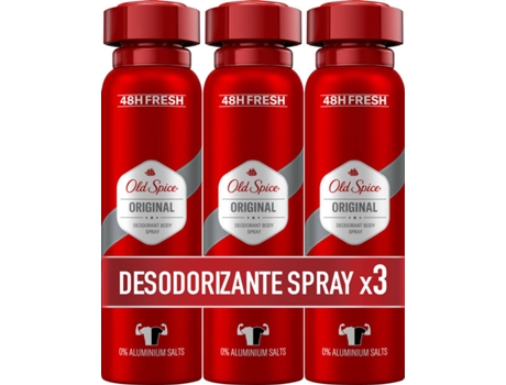 Pack Desodorizante Spray OLD SPICE Original (3 x 150 ml)