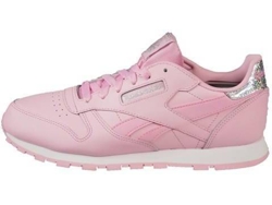 Zapatillas REEBOK Classic Leather Pastel Niños (34.5 - Rosa)