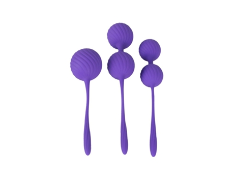 Vibrador '3 Bolas de Entrenamiento Kegel' SWEET SMILE Morado