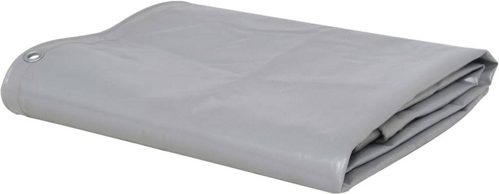 Lona VIDAXL Gris (650 G/m² - 3 x 6 m)