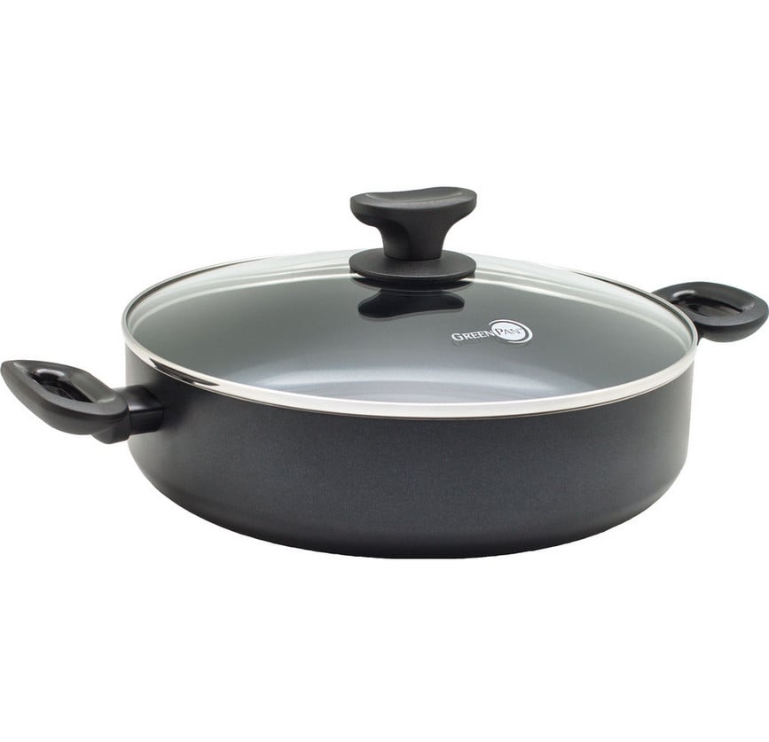 Greenpan Con Tapa skillet antiadherente de apto para todo tipo cocinas horno y lavavajillas 28 cm4.2l 28cm