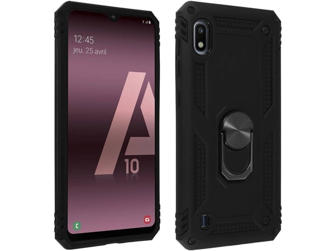 Carcasa Samsung Galaxy A10 AVIZAR Anillo Negro