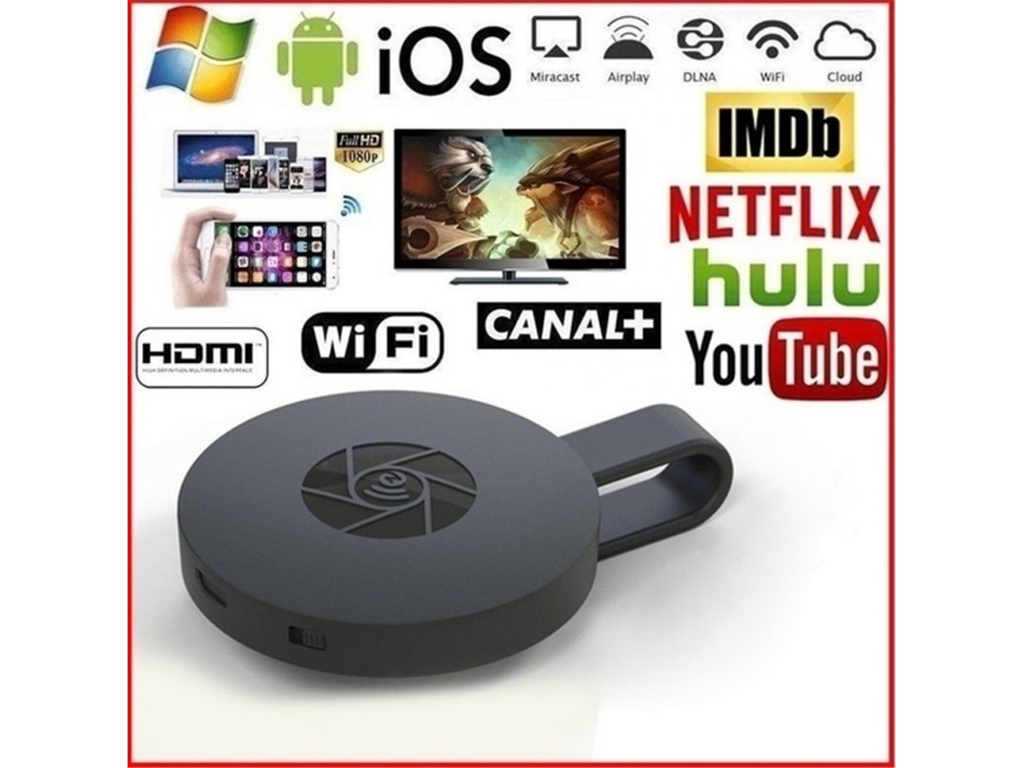 Dongle HDMI 1080p WiFi Inalámbrico TV Monitor Proyector (compatible con  Miracast, AirPlay, DLNA) - Spain