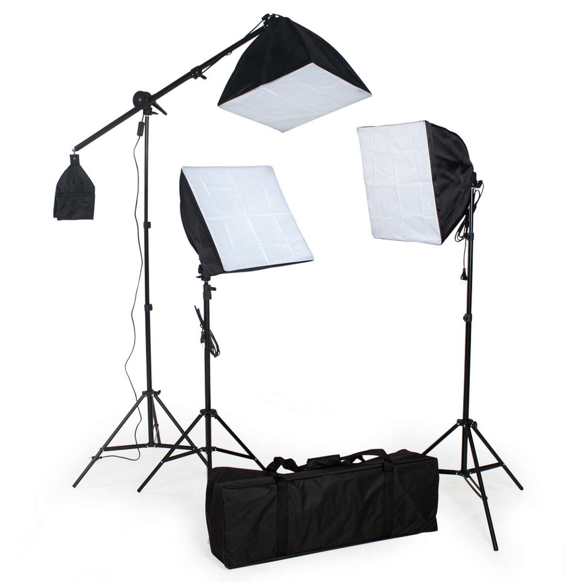 Kit De Estudio fotografía con softbox bolsa transporte bombillas