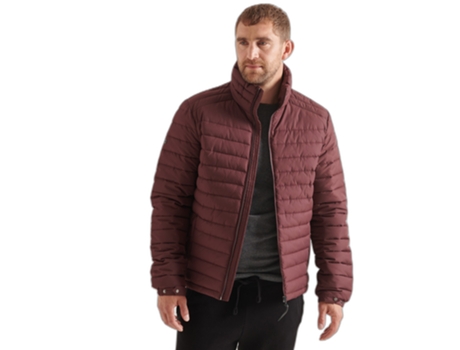 Abrigo SUPERDRY Poliéster Hombre (XXL - Bordeos)