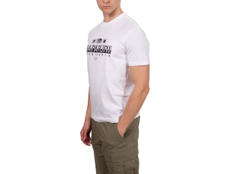 Camiseta de Hombre NAPAPIJRI Blanco (2XL)