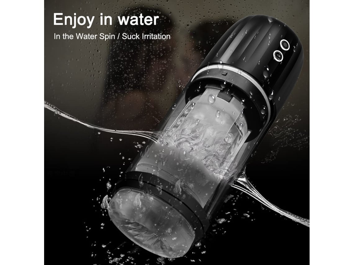 Juguete de masturbación masculina resistente al agua IPX8, máquina de  succión de rotación automática (negro) ENZONS | Worten.es