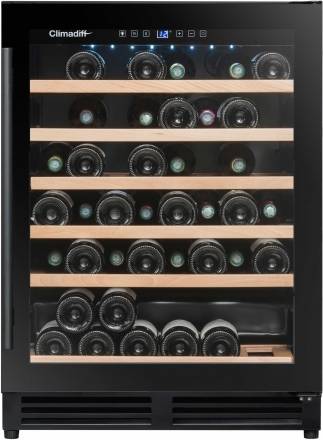 Vinoteca Integrable CLIMADIFF CBU51S2B (51 Botellas - Negro)