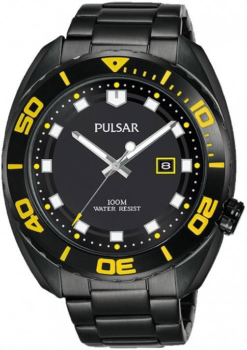 Reloj PULSAR Hombre (Acero - Negro)