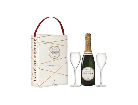 Estuche Laurent-Perrier La Cuvée + 2 Copas LAURENT-PERRIER