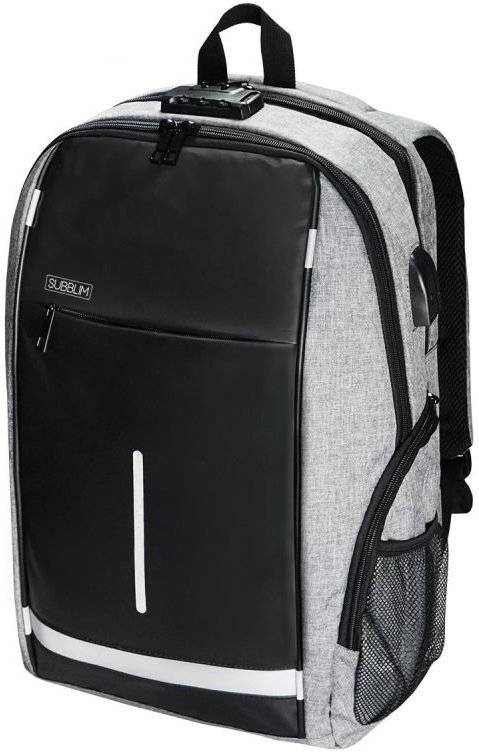 Mochila SUBBLIM Business Lock (16'' - Gris)