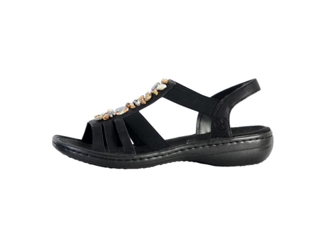 Sandalias de Mujer RIEKER Negro (39)