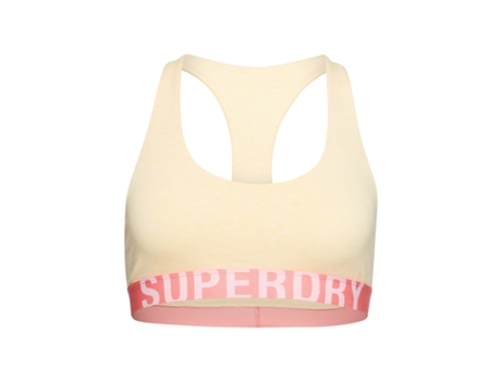 Sujetador SUPERDRY Algodón Mujer (34 - Amarillo)