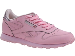 Zapatillas REEBOK Classic Leather Metallic Niños (36 - Rosa)