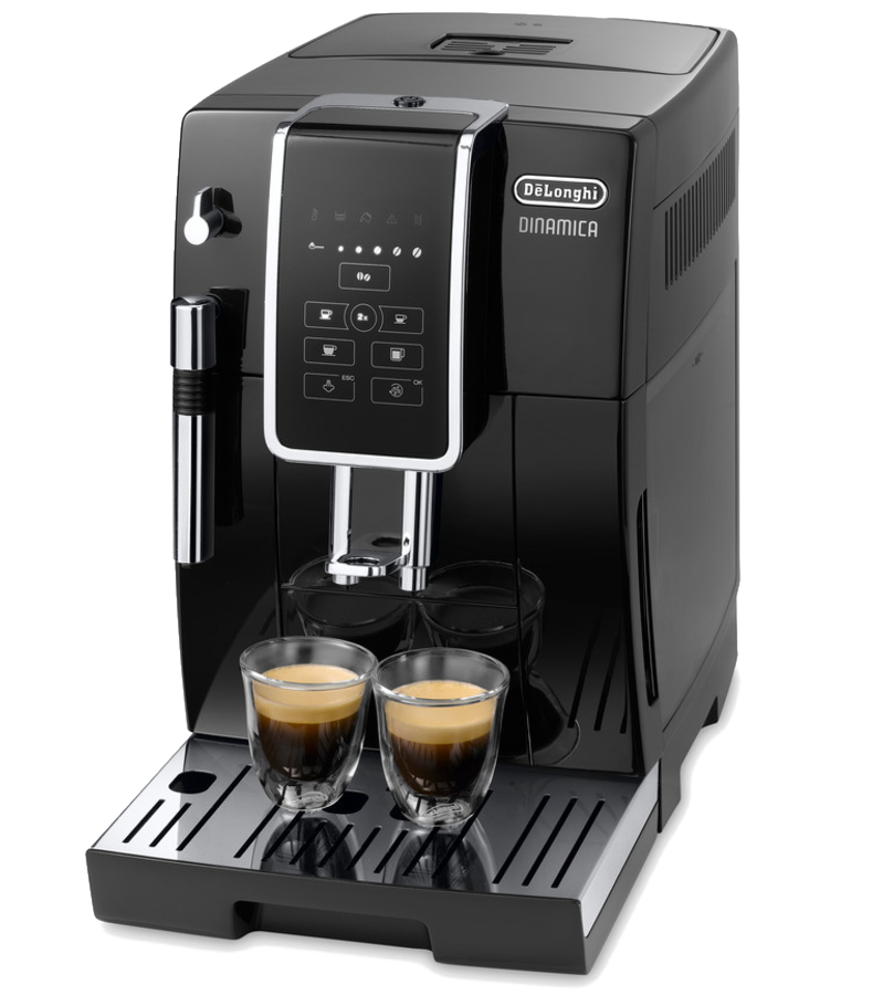 Cafetera DELONGHI Dinamica ECAM350.15.B (15 bar - 13 Niveles de molienda)