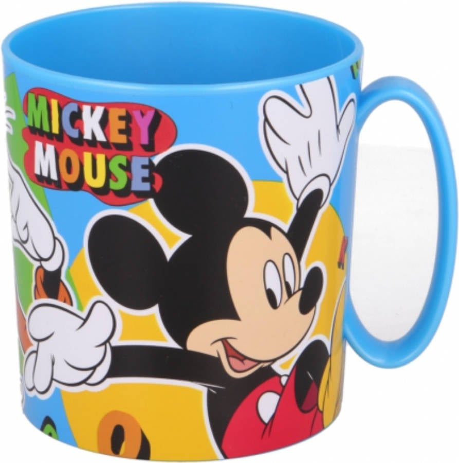 Taza Infantil De reutilizable para microondas 350 ml mickey mouse