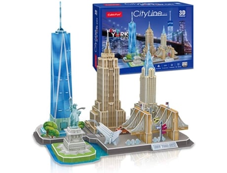 Puzzle 3d T.planet shop new york cityline edad 12 años 123