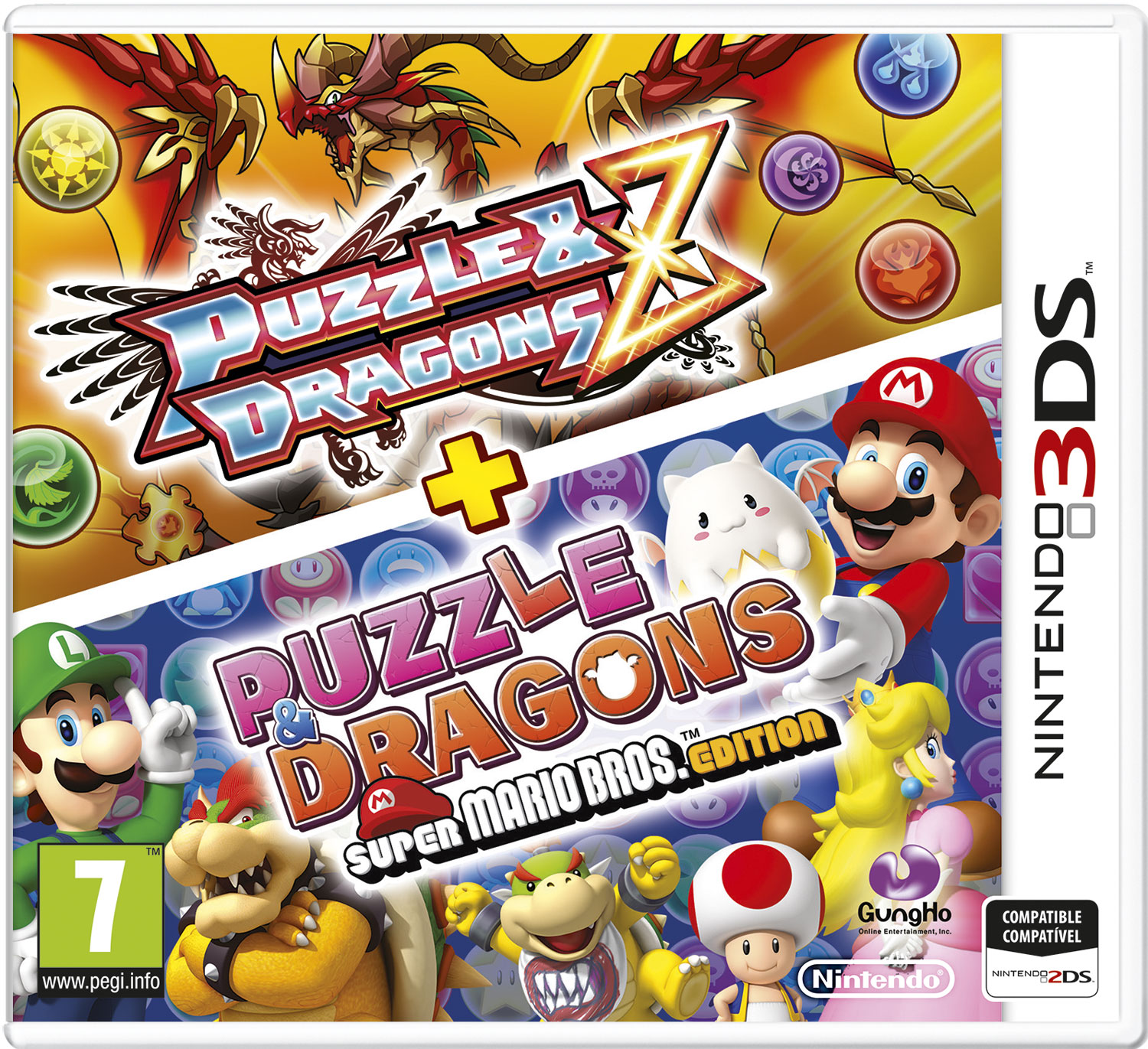 Juego Nintendo 3DS Puzzle & Dragons Z + Puzzle & Dragons Super Mario Bros Edition