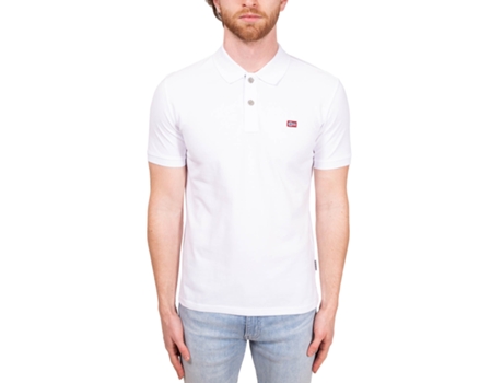 Polo de Hombre NAPAPIJRI Algodón Blanco (S)