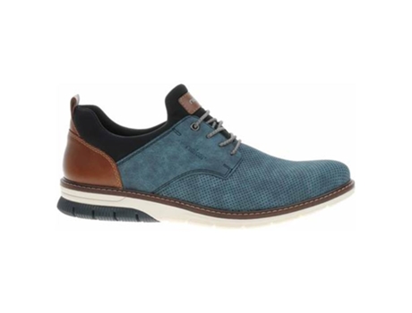 Zapatos de Hombre RIEKER Piel Azul (42)