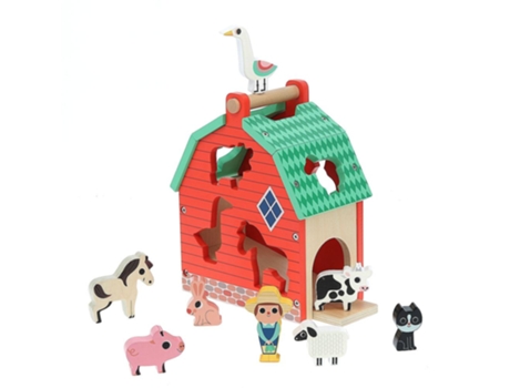 Farm With Animal Shapes VILAC (2 años)