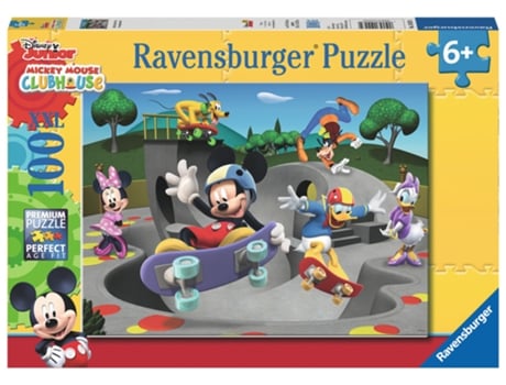 Puzzle RAVENSBURGER At the Skate Park rompecabezas 100 pieza(s) Dibujos