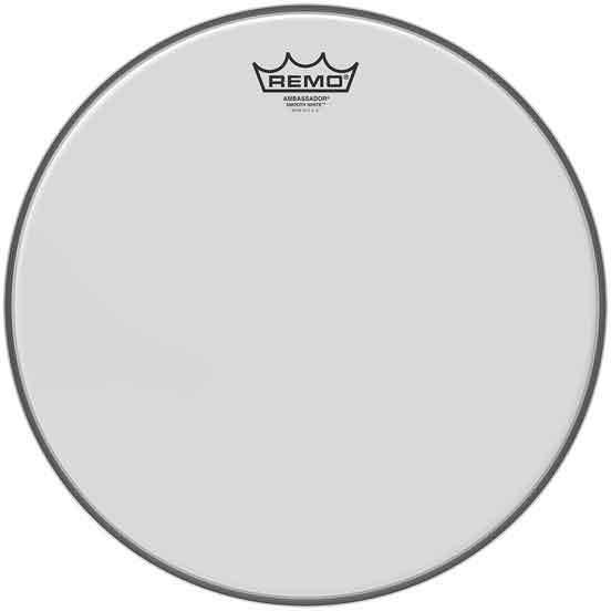 Parche para Batería REMO Bombo Ambassador White Smooth (22'')