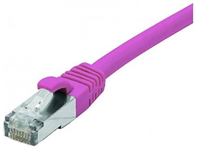 Cable de Red CONNECT (RJ45 - 3 m - Rosa)