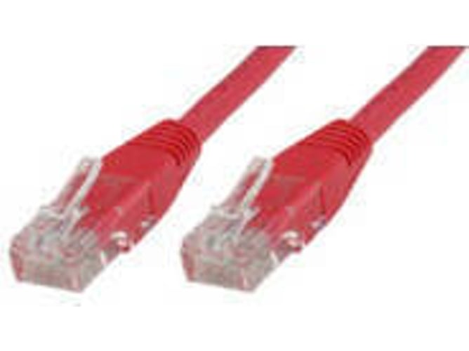 Cable de Red MICROCONNECT (RJ45 - 1 m - Rojo)